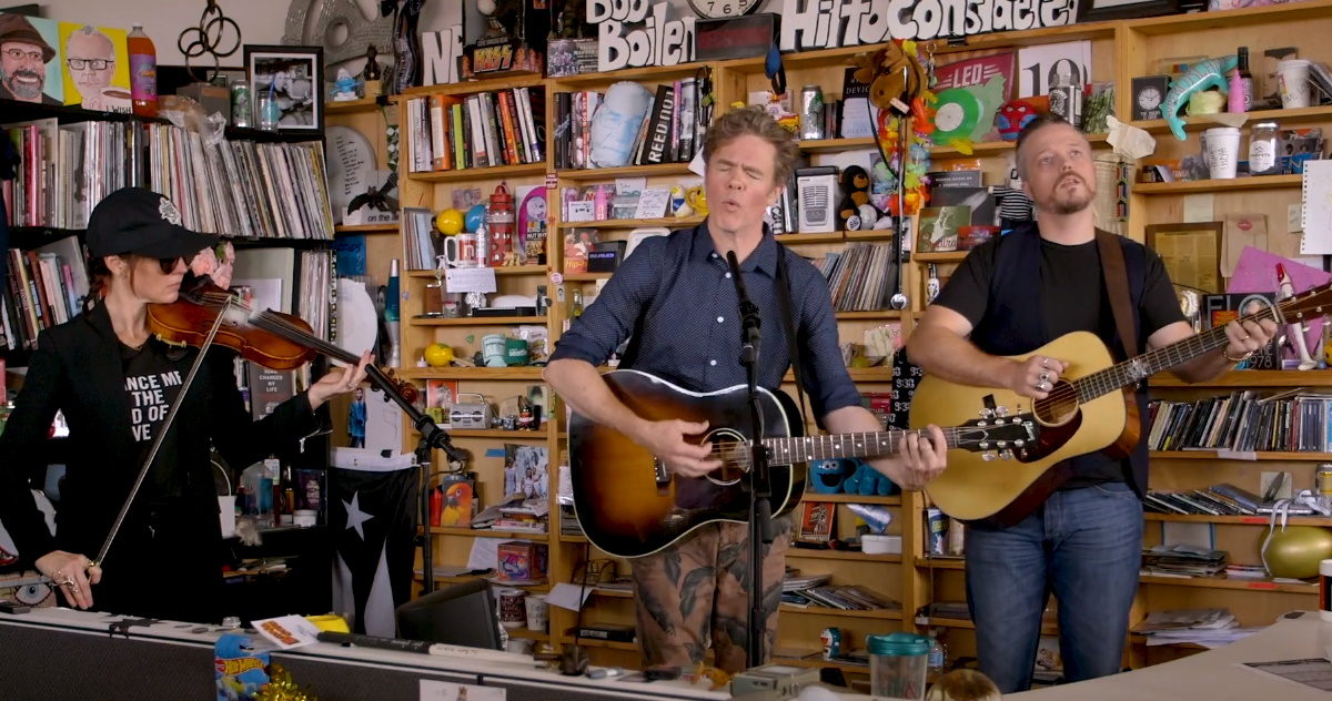 Watch Josh Ritter With Amanda Shires And Jason Isbell Tiny Desk Con