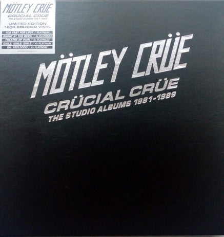 Motley Crue - Crucial Crue: The Studio Albums 1981 - 1989 (Ltd Ed/5LP/180G/Coloured Vinyl)