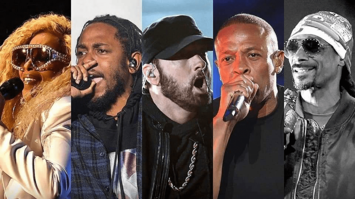 Eminem and Dr. Dre albums surge up charts following Super Bowl performance.