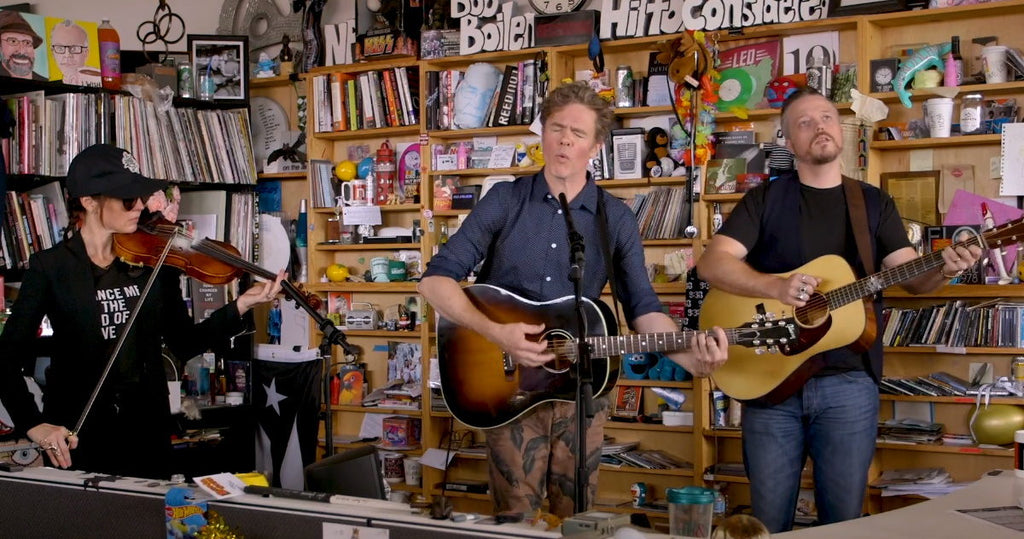 Watch: Josh Ritter With Amanda Shires And Jason Isbell - Tiny Desk Concert