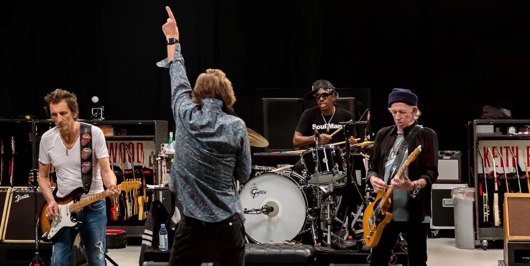 Rolling Stones are writing new music with drummer Steve Jordan.