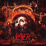 Slayer - Repentless (Transparent Red w/ Orange & Black Splatter)