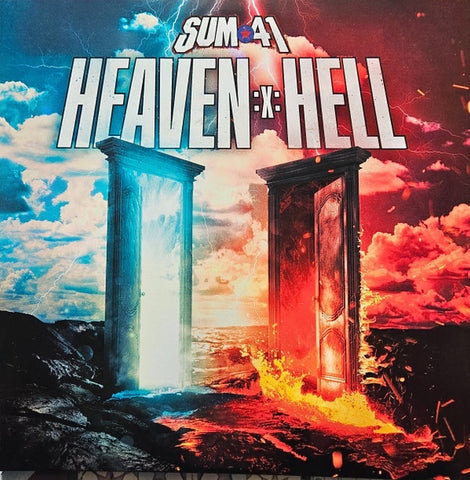 Sum 41 - Heaven :X: Hell (2LP/Indie Exclusive/Red&Black Quad With Blue Splatter)