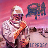 Death - Leprosy (Hot Pink, Bone White & Blue TriColour Splatter Vinyl)