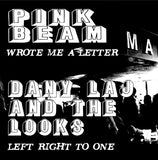 Pink Beam/Laj, Dany and the Looks - Wrote Me A Letter/Left Right To One Split 45 (7"/Ltd Ed/Clear vinyl)