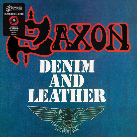 Saxon - Demin And Leather (Indie Exclusive/Ltd Ed/Red & Black Splatter Vinyl)