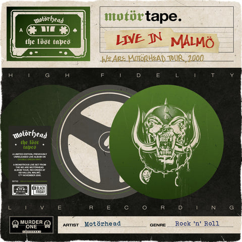 Motorhead - The Lost Tapes Vol. 3: Live In Malmo 2000 (2022 RSD Black Friday/2LP/Green Vinyl)