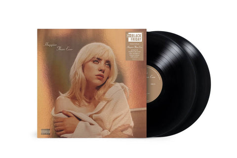 Eilish, Billie - Happier Than Ever (2LP/Rainbow Foil Sleeve/Recycled Black Vinyl/ + Litho Poster)