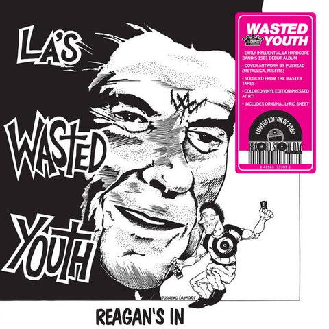 Wasted Youth - Reagan's In (Neon Green Vinyl/RSD 2021-1st Drop)