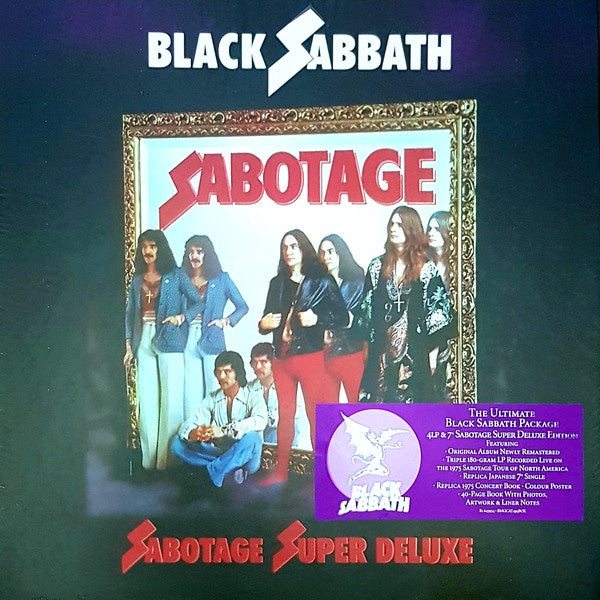Black Sabbath - Sabotage (Super Deluxe Edition/180G/4LP+7"+Book Box Set)