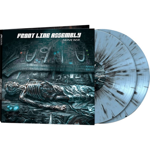 Front Line Assembly - Nerve War (2LP/Blue & Black Splatter Vinyl)