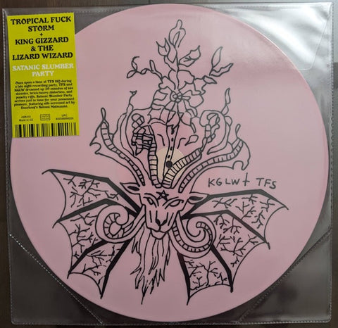 Tropical Fuck Storm & King Gizzard - Satanic Slumber Party (Pink Silkscreened Vinyl)
