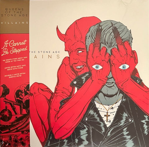 Queens Of The Stone Age - Villains (2LP/Ltd Ed/White Vinyl/Etched/Poster Included)