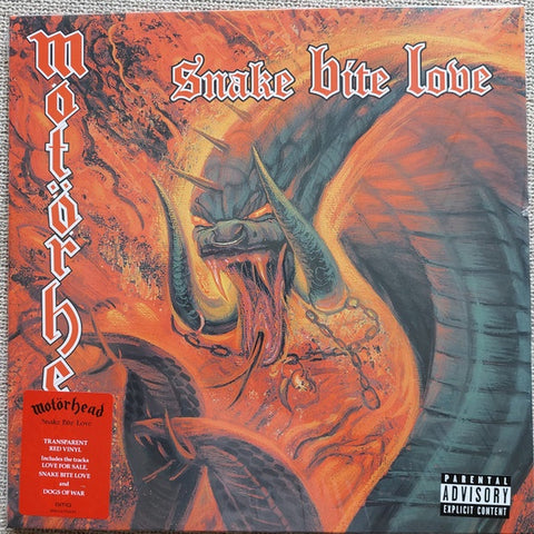 Motorhead - Snake Bite Love (Ltd Ed/Transparent Red Vinyl)