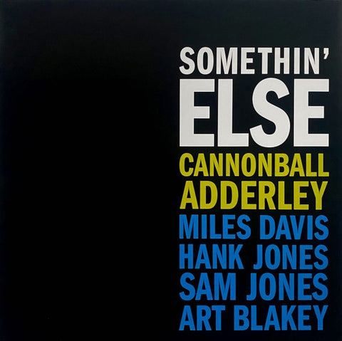 Adderley, Cannonball - Somethin' Else (Clear Vinyl)