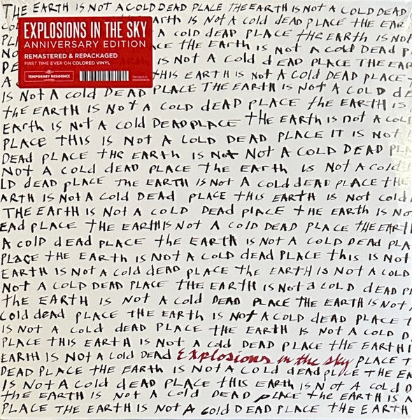 Explosions In The Sky - The Earth Is Not A Cold Dead Place (Anniversary Edition/2LP/Opaque Red Vinyl)