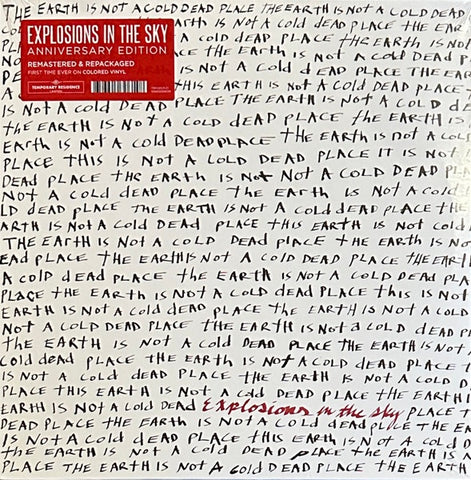 Explosions In The Sky - The Earth Is Not A Cold Dead Place (Anniversary Edition/2LP/Opaque Red Vinyl)