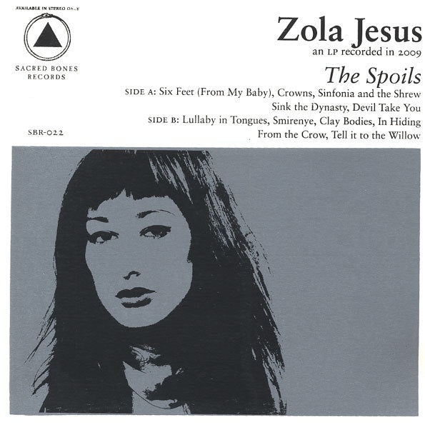 Zola Jesus - The Spoils (Sacred Bones 10th Anniversary/Ltd Ed)