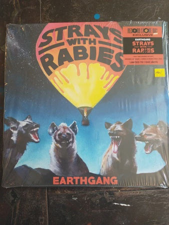 EarthGang - Strays With Rabies (RSD 2021 - 2nd Drop/Clear + Cobalt + Neon Coral Vinyl/Exclusive/1st Time on Vinyl))