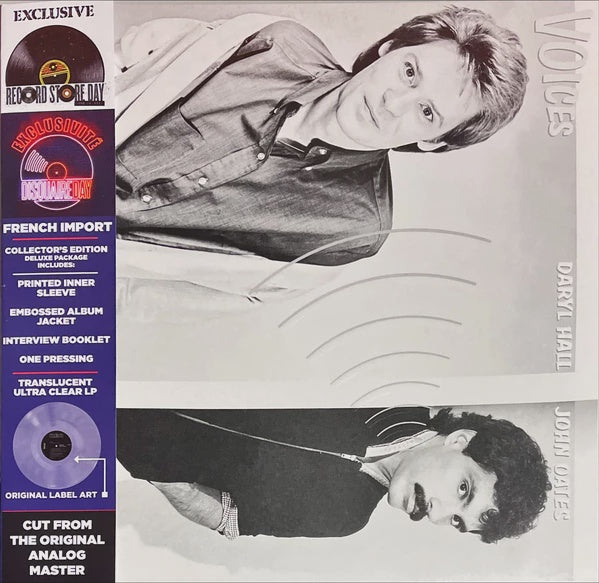 Hall, Daryl & John Oates - Voices (RSD 2021-2nd Drop/Translucent Ultra Clear Vinyl)
