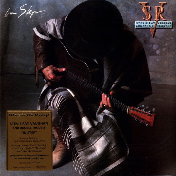Vaughan, Stevie Ray - In Step (Ltd Ed/RI/Silver & Black Marbled vinyl)